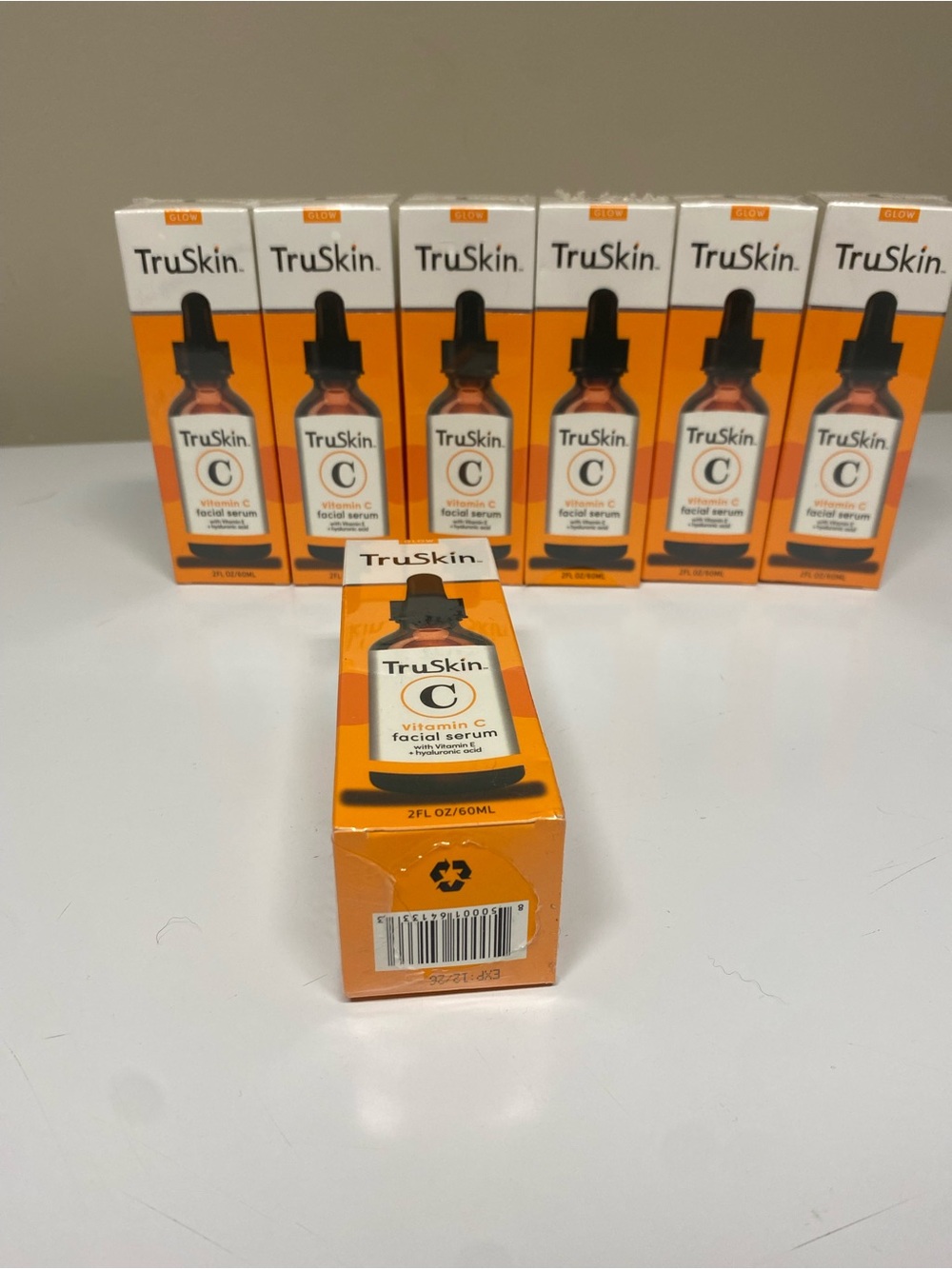 Skin Vitamin C Facial Serum - Orange and White Packaging